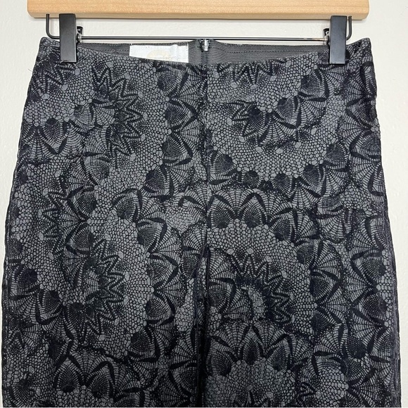 Equestrian Design Santa Barbra Women Pull-On Pants Flare Small Black Jacquard - Picture 2 of 11